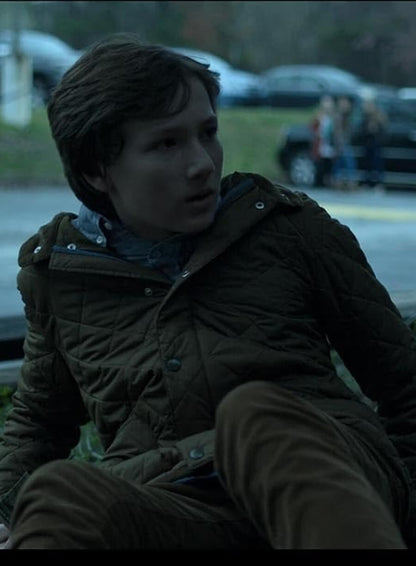 Jonah Byrde Ozark Tv Series Quilted Brown Jacket