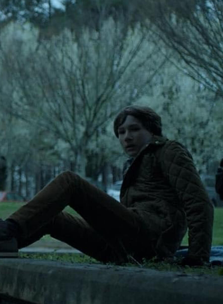 Jonah Byrde Ozark Tv Series Quilted Brown Jacket