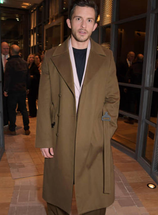 Jonathan Bailey Press Night Brown Coat