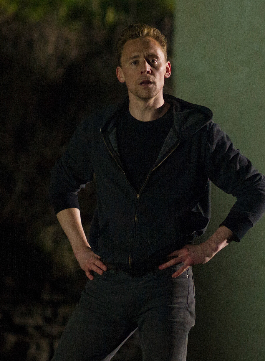 Jonathan Pine The Night Manager Black Hoodie