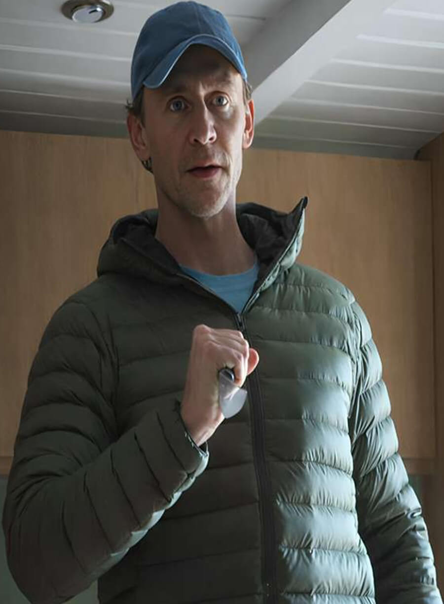 Jonathan Pine The Night Manager S02 Puffer Jacket