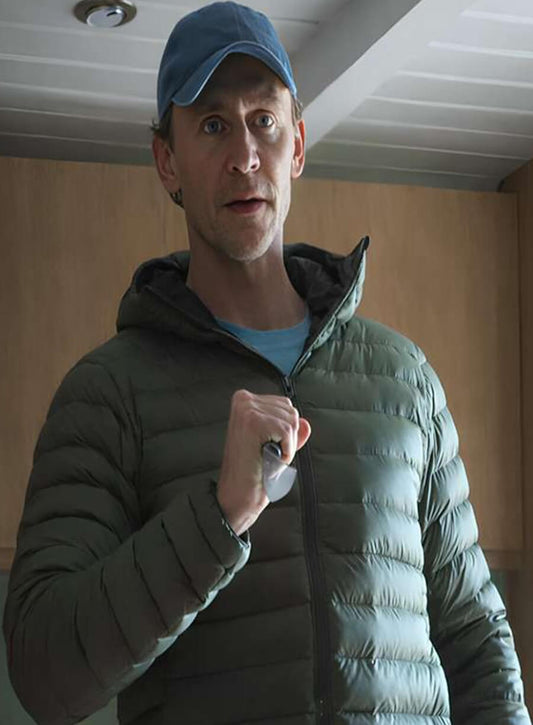 Jonathan Pine The Night Manager S02 Puffer Jacket