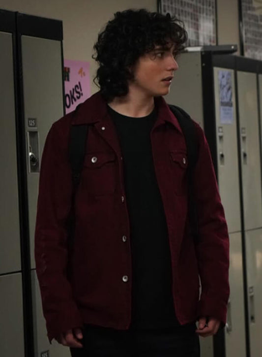 Jordan Kent Superman & Lois S02 Burgundy Jacket