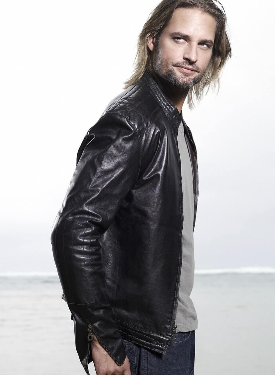Josh Holloway Lost Tv Series Black Leather Jacket