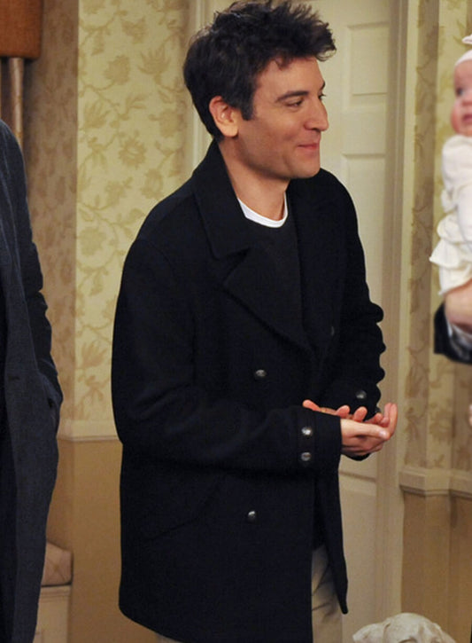 Josh Radnor How I met Your Mother S06 Black Wool Blazer
