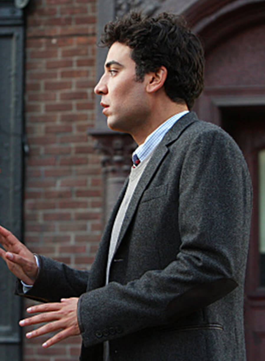 Josh Radnor How I met Your Mother S06 Grey Blazer