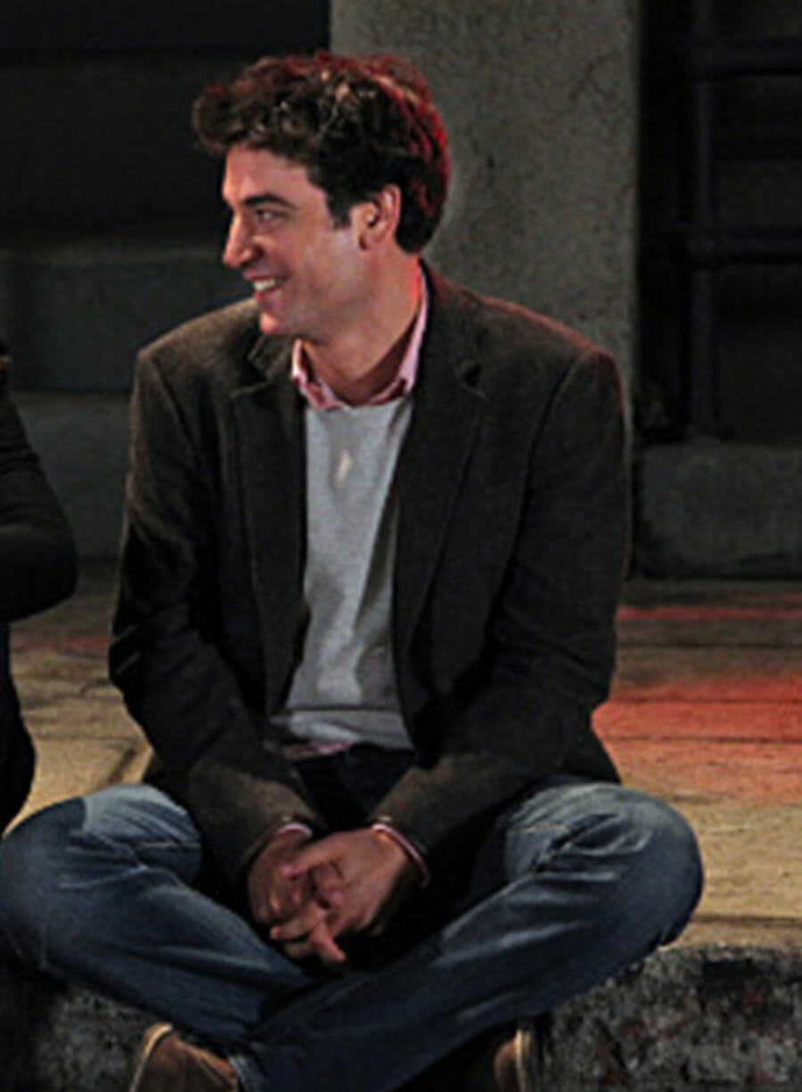 Josh Radnor How I met Your Mother S06 Grey Blazer