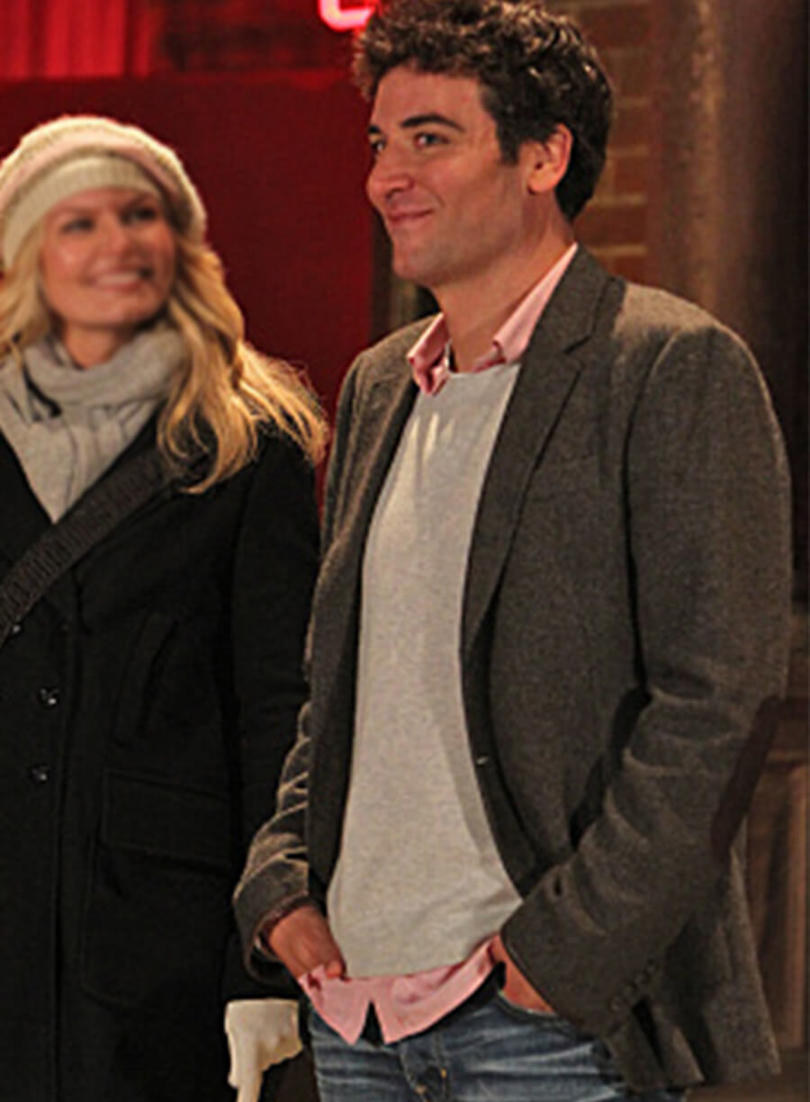 Josh Radnor How I met Your Mother S06 Grey Blazer