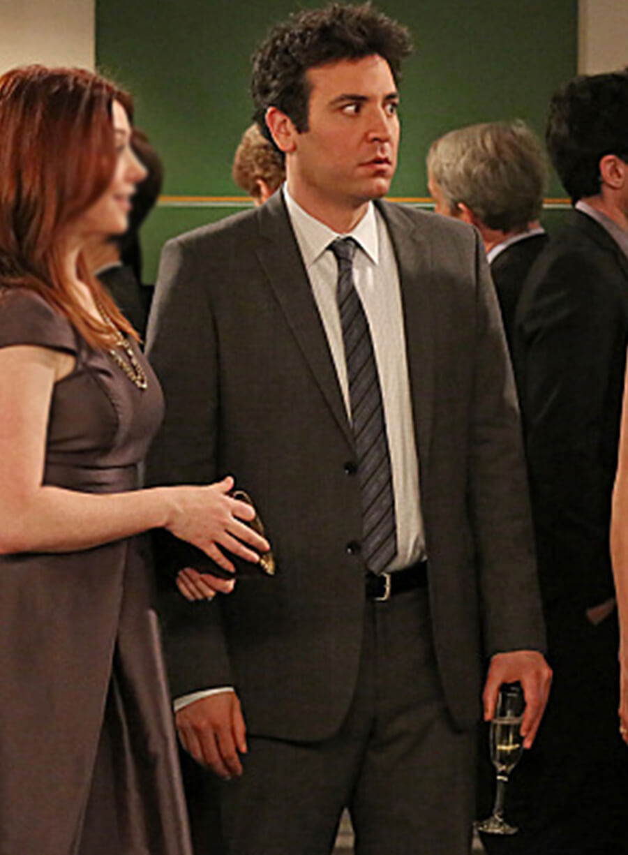 Josh Radnor How I met Your Mother S08 Grey Blazer
