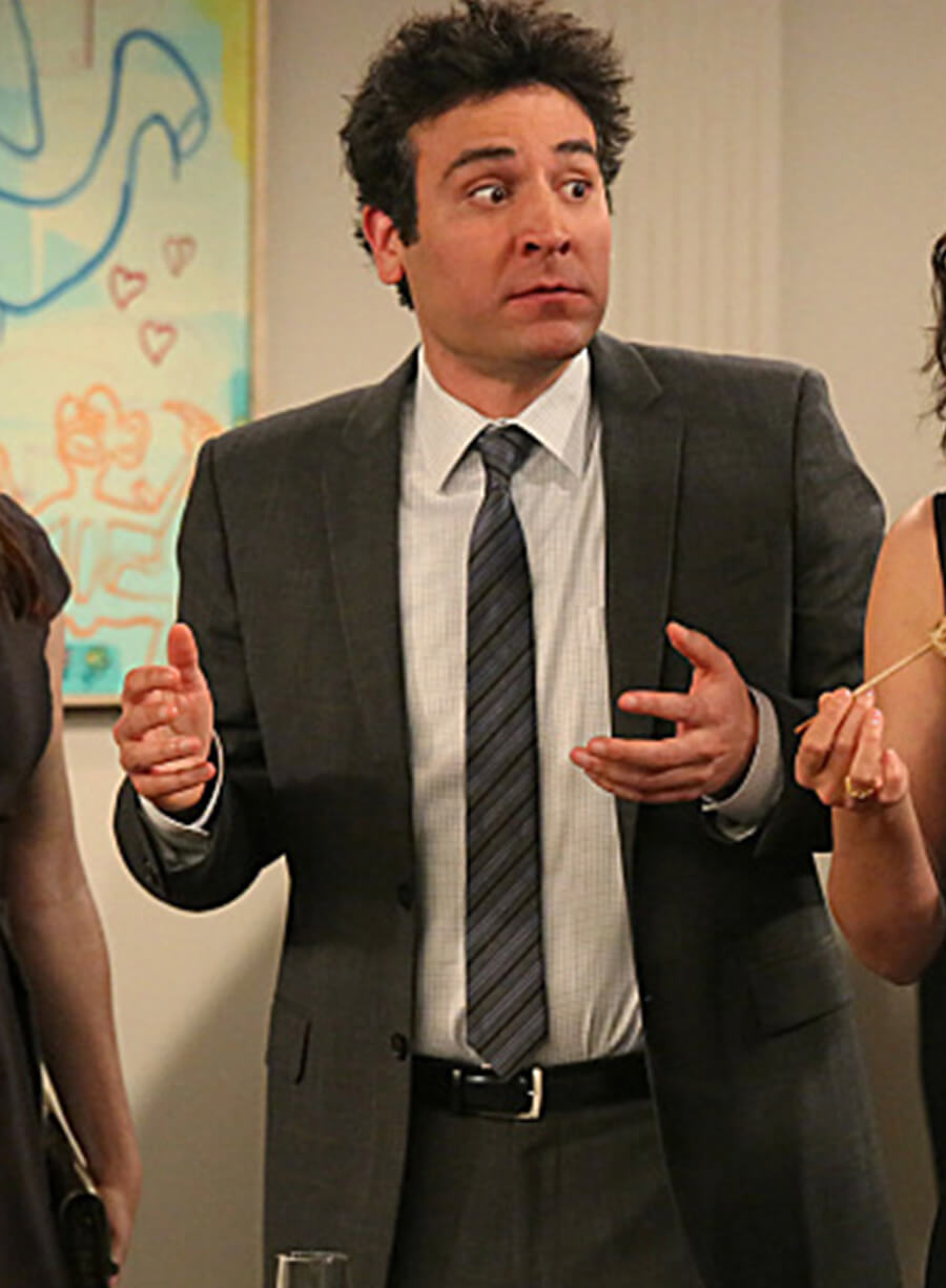 Josh Radnor How I met Your Mother S08 Grey Blazer