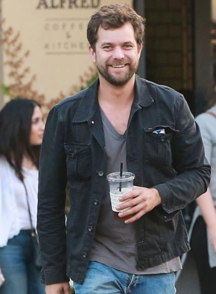 Joshua Jackson Black Cotton Jacket 