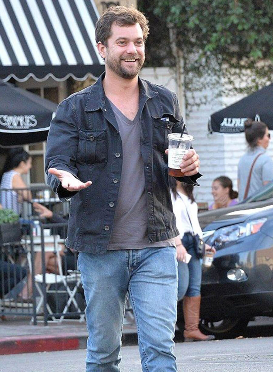 Joshua Jackson Black Cotton Jacket 
