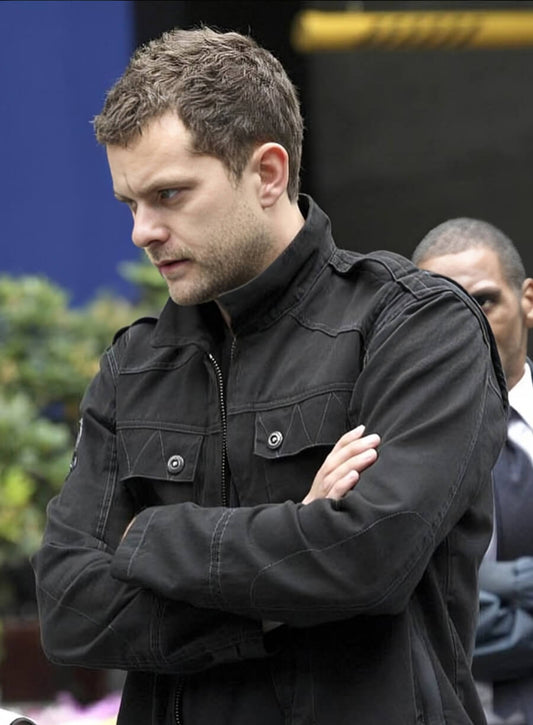 Joshua Jackson Black Cotton Jacket