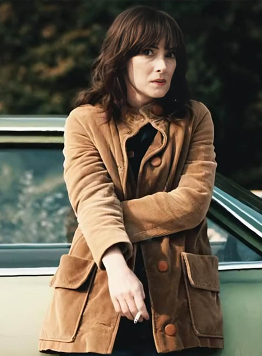 Joyce Byers Stranger Things Brown Corduroy Jacket