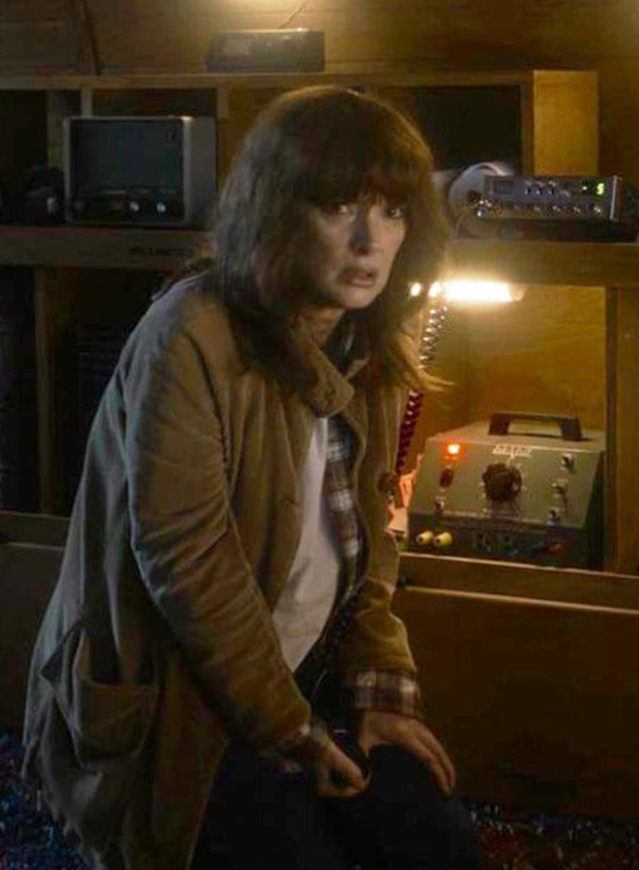 Joyce Byers Stranger Things S05 Brown Corduroy Jacket