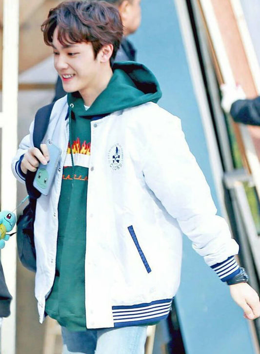 Ju Hak Nyeon The Boyz Varsity Jacket
