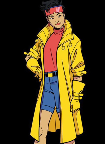 Jubilee X-Men ’97 Yellow Trench Coat