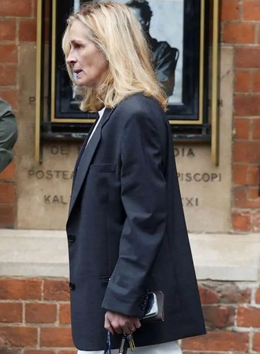 Julia Roberts After the Hunt Black Coat