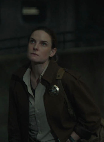 Juliette Nichols Silo S01 Brown Cotton Jacket