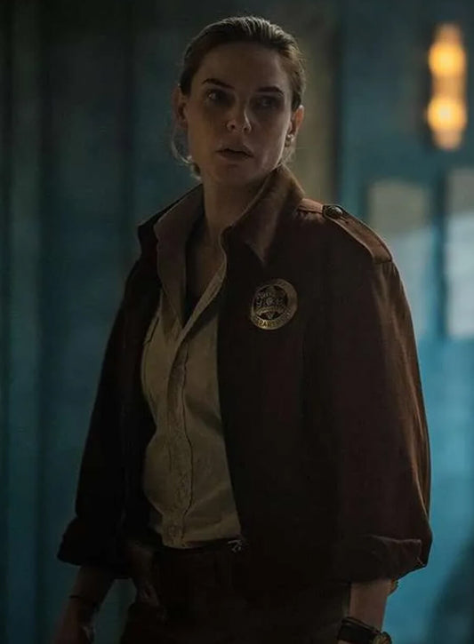 Juliette Nichols Silo S01 Brown Cotton Jacket