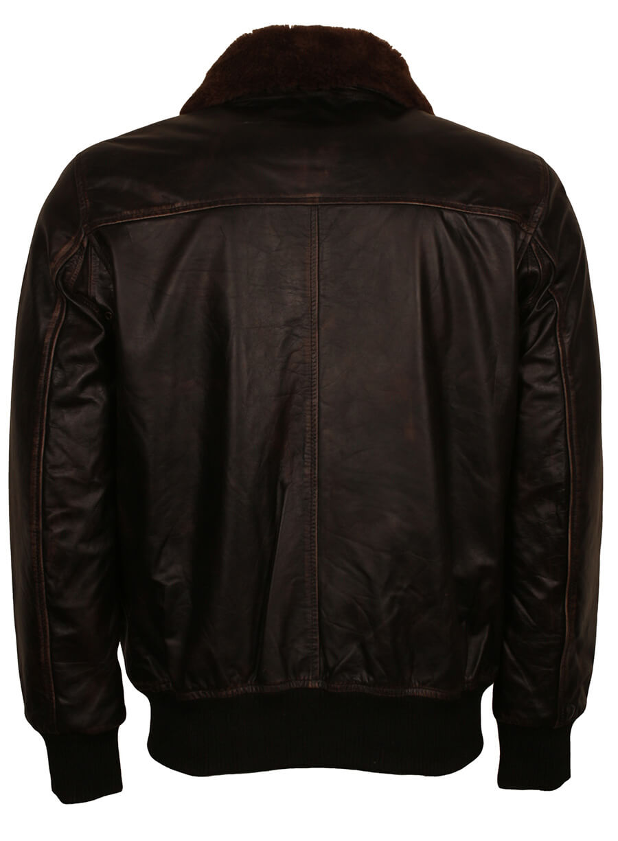 Jumanji Nick Jonas Seaplane Leather Jacket