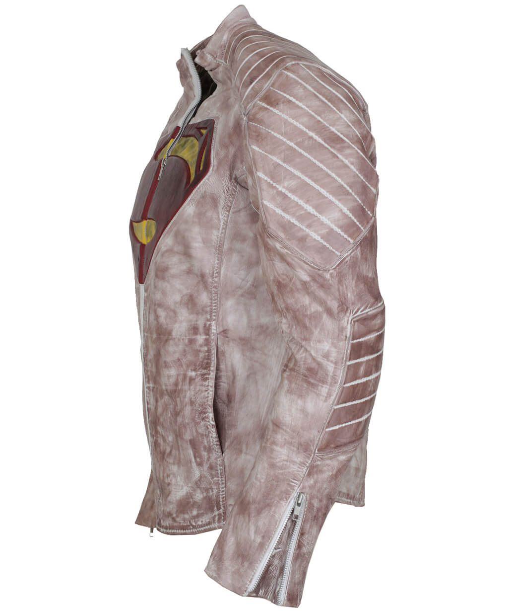 Superman White Waxed Jacket