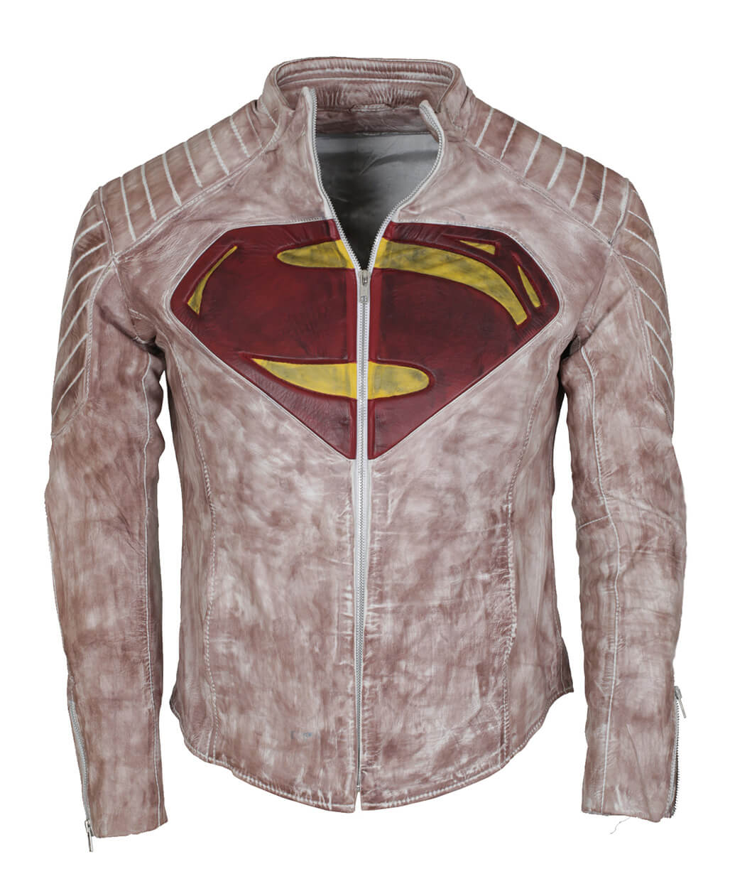 Superman White Waxed Jacket