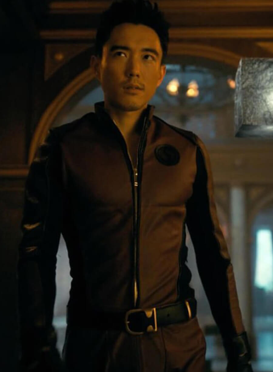 Justin H Min The Umbrella Academy S03 Leather Jacket