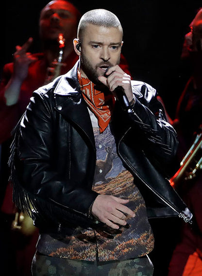 Justin Timberlake’s iconic look from the 2018 Super Bowl Halftime Show