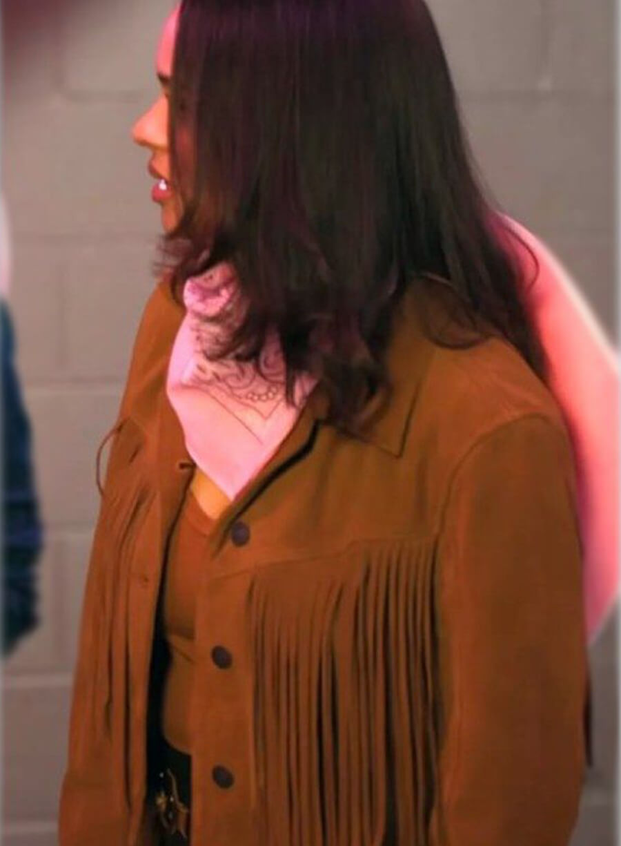 Kaia Bryant Virgin River S06 Fringe Jacket
