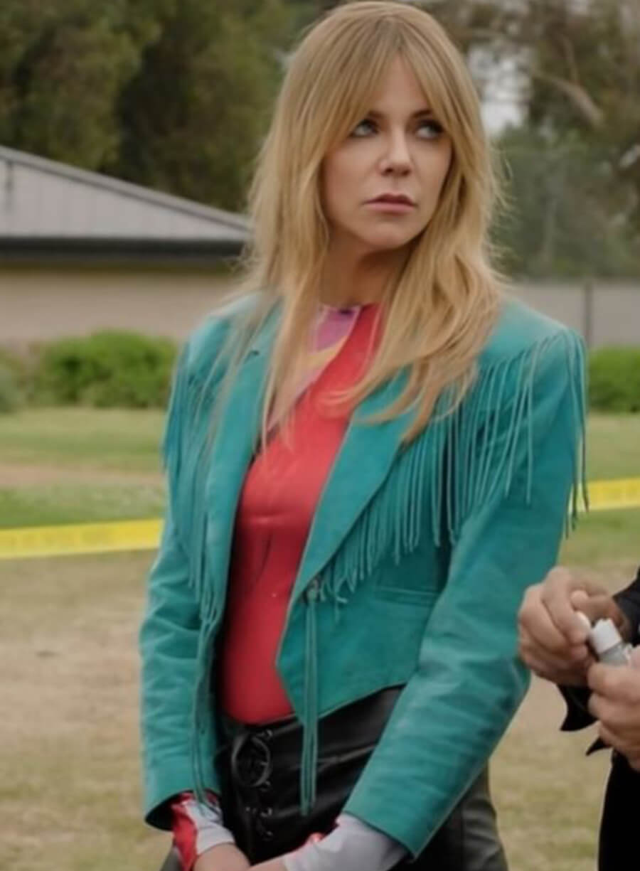 Kaitlin Olson Morgan High Potential Fringe Jacket