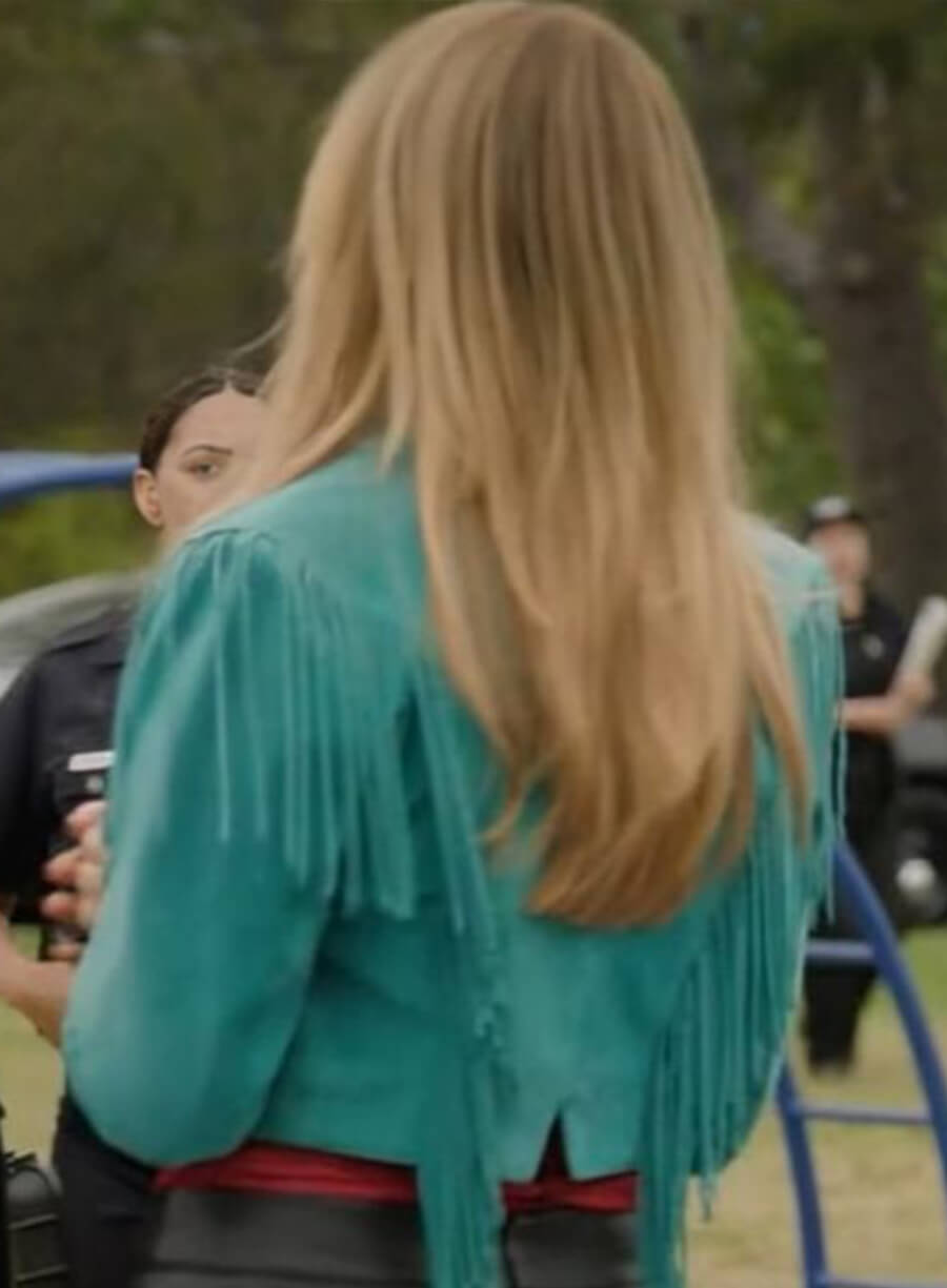 Kaitlin Olson Morgan High Potential Fringe Jacket