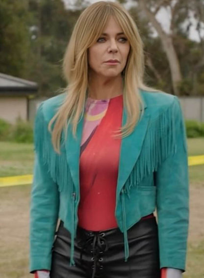 Kaitlin Olson Morgan High Potential Fringe Jacket
