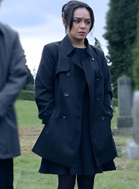 Kaitlyn Santa Juana Final Destination Bloodlines Black Coat