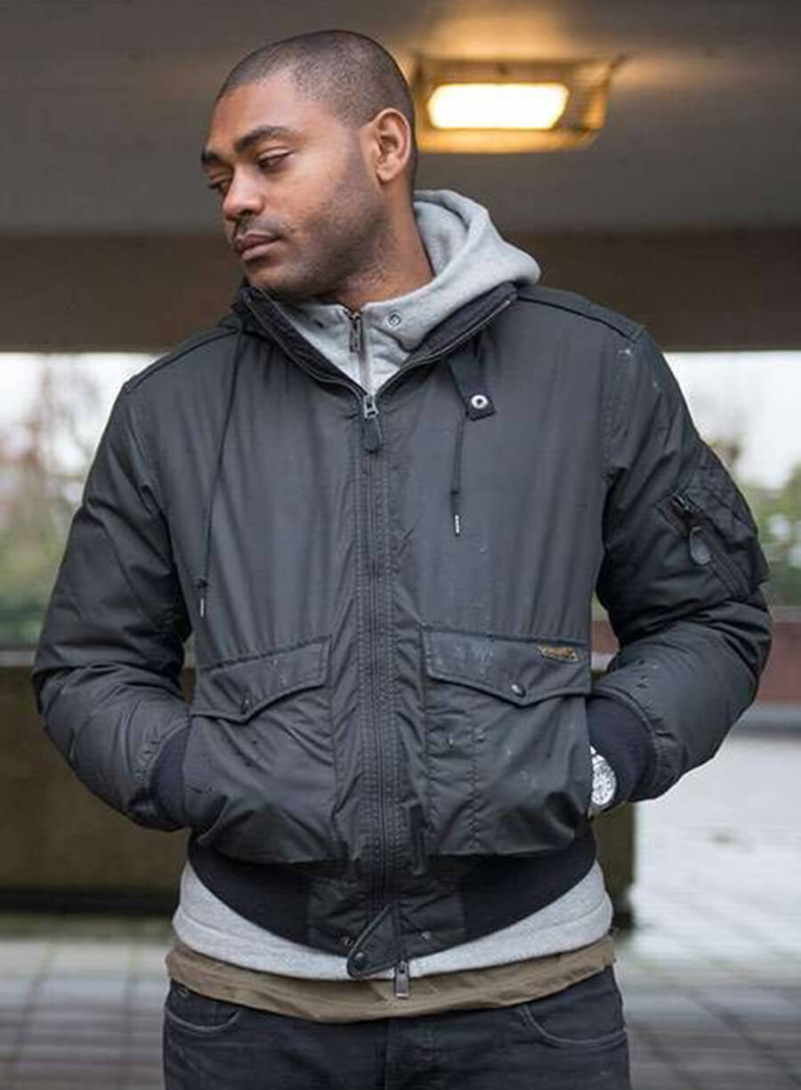 Kano Top Boy S04 Grey Bomber Jacket