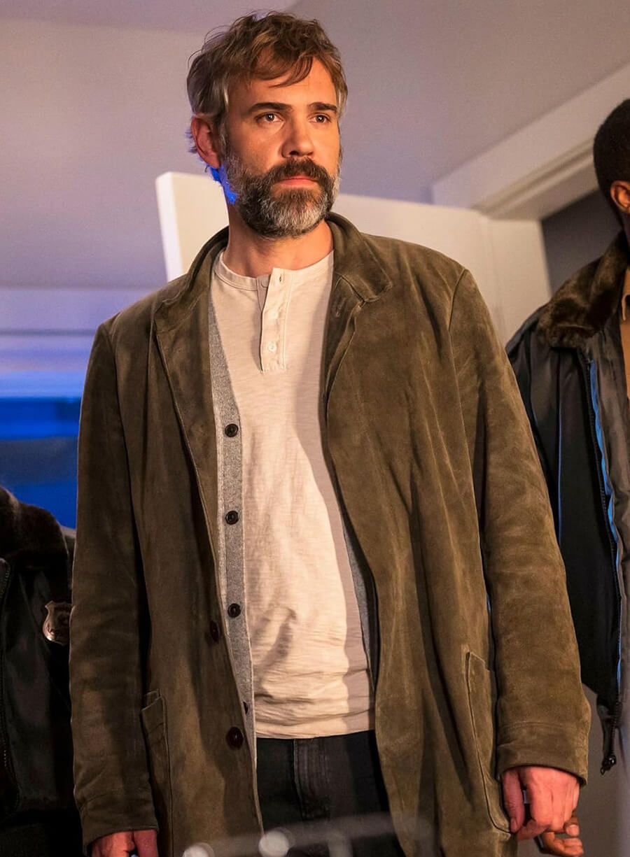 Karl Alberg Murder in a Small Town Grey Jacket