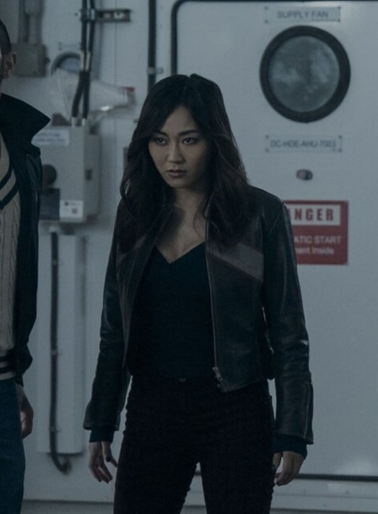 karun Fukuhara The Boys S05 Black Leather Jacket
