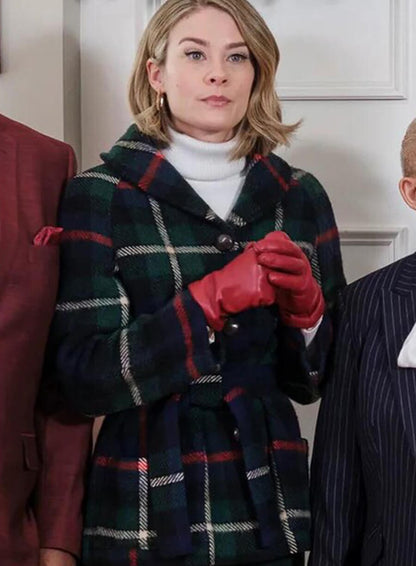 Katherine Ghosts Of Christmas Always Checkered Coat