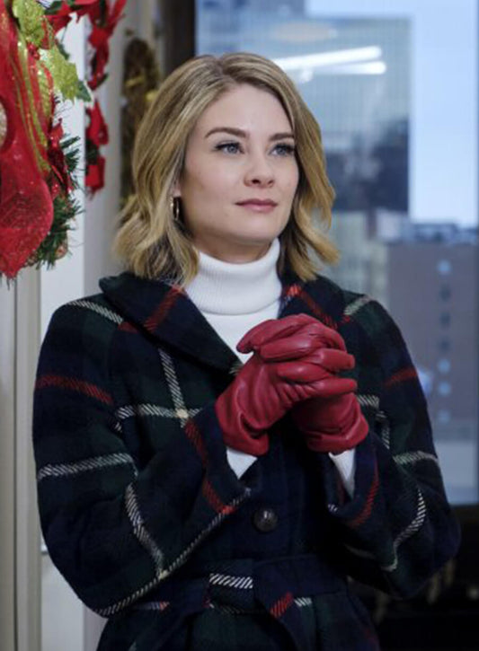Katherine Ghosts Of Christmas Always Checkered Coat