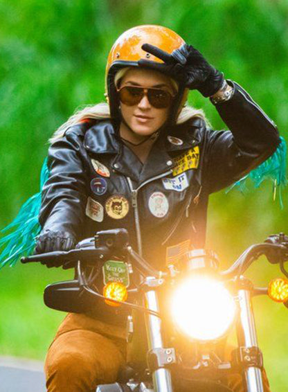 Katy Perry Harleys In Hawaii Black Motorcycle Jacket
