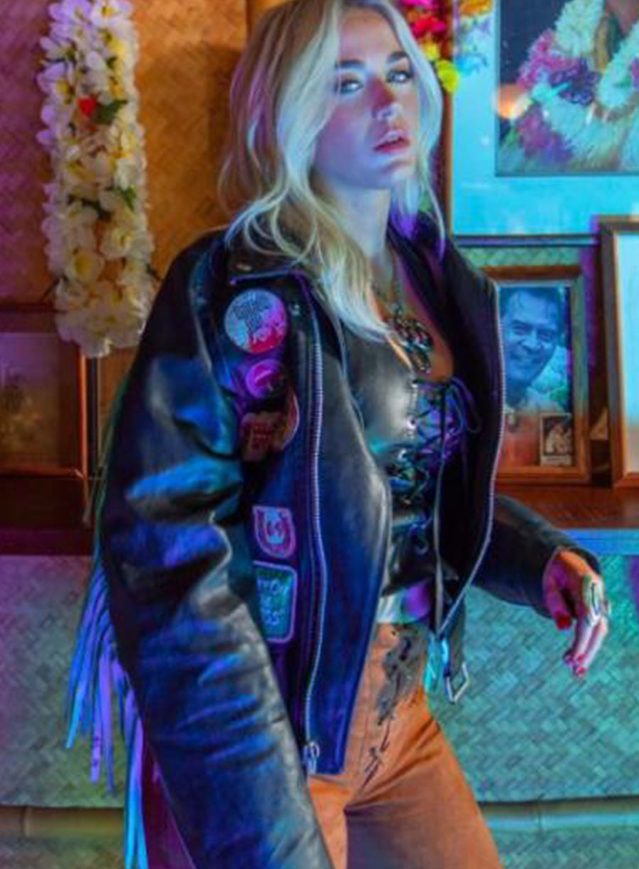 Katy Perry Harleys In Hawaii Black Motorcycle Jacket