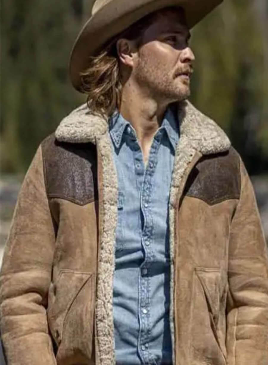 Kayce Dutton Suede Leather Jacket