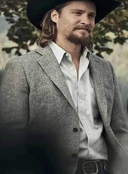 Kayce Dutton Wool Grey Blazer