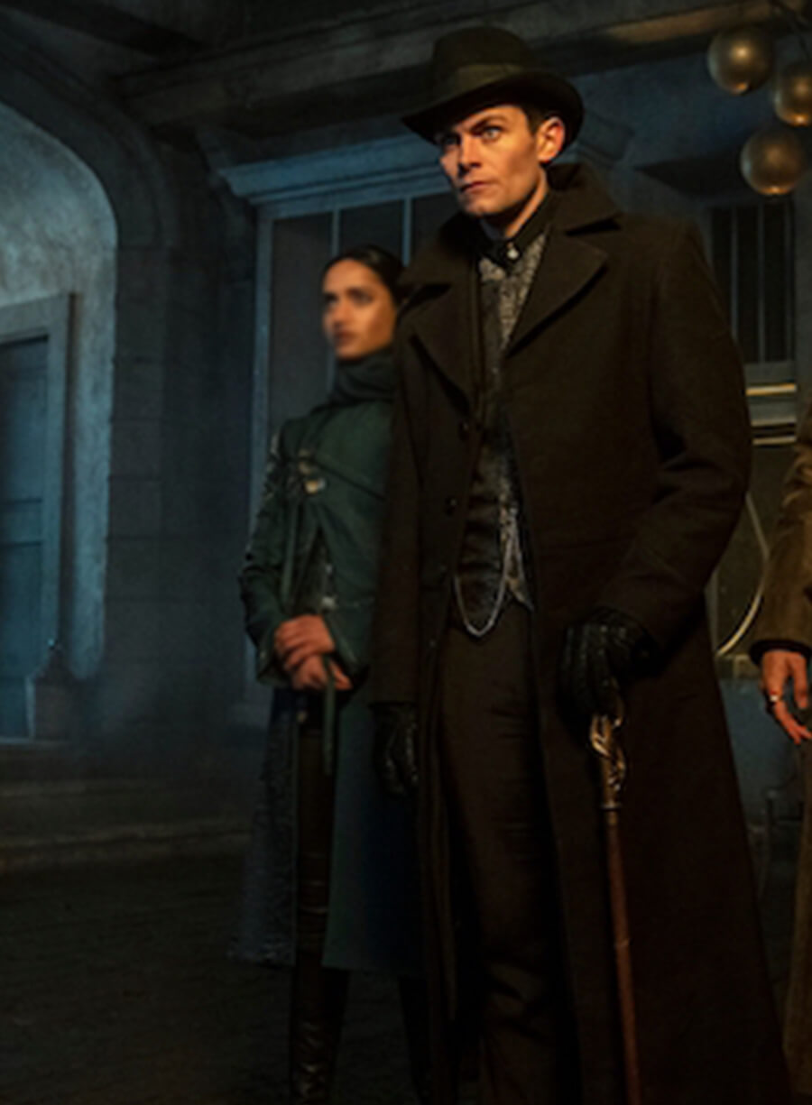 Kaz Brekker Shadow And Bone Black Wool Coat