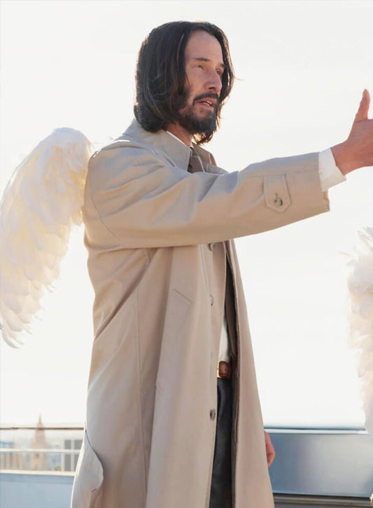 Keanu Reeves Good Fortune 2025 Coat