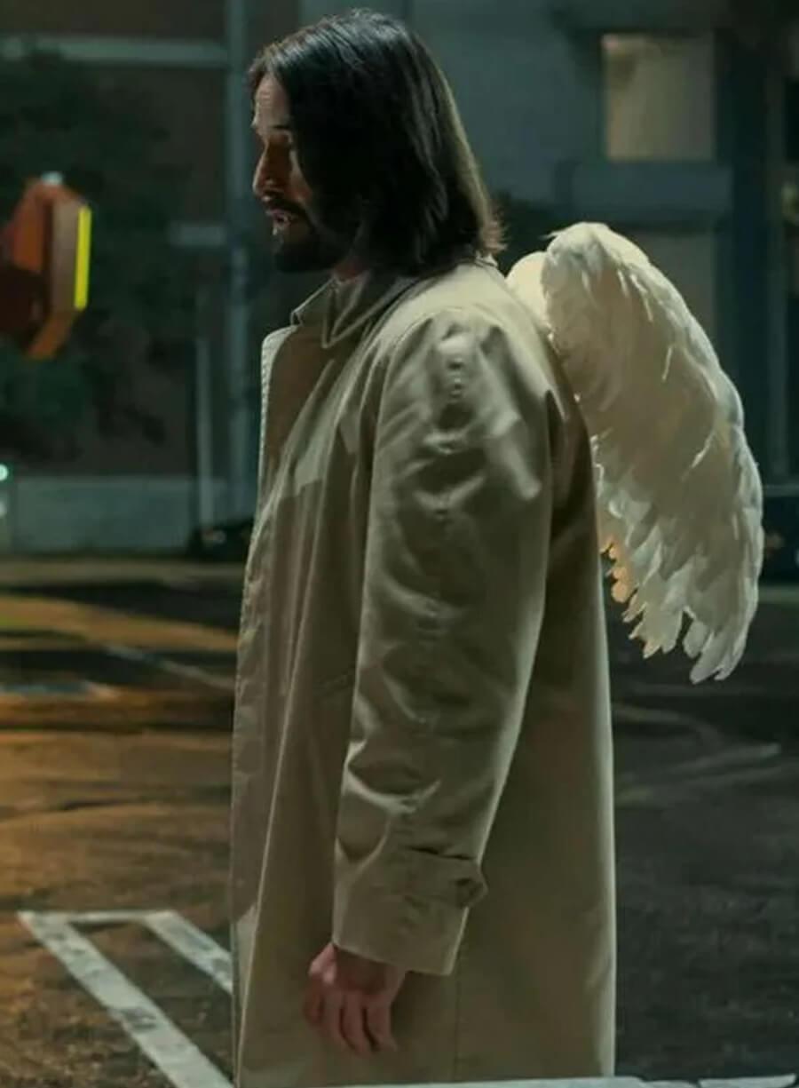 Keanu Reeves Good Fortune 2025 Coat