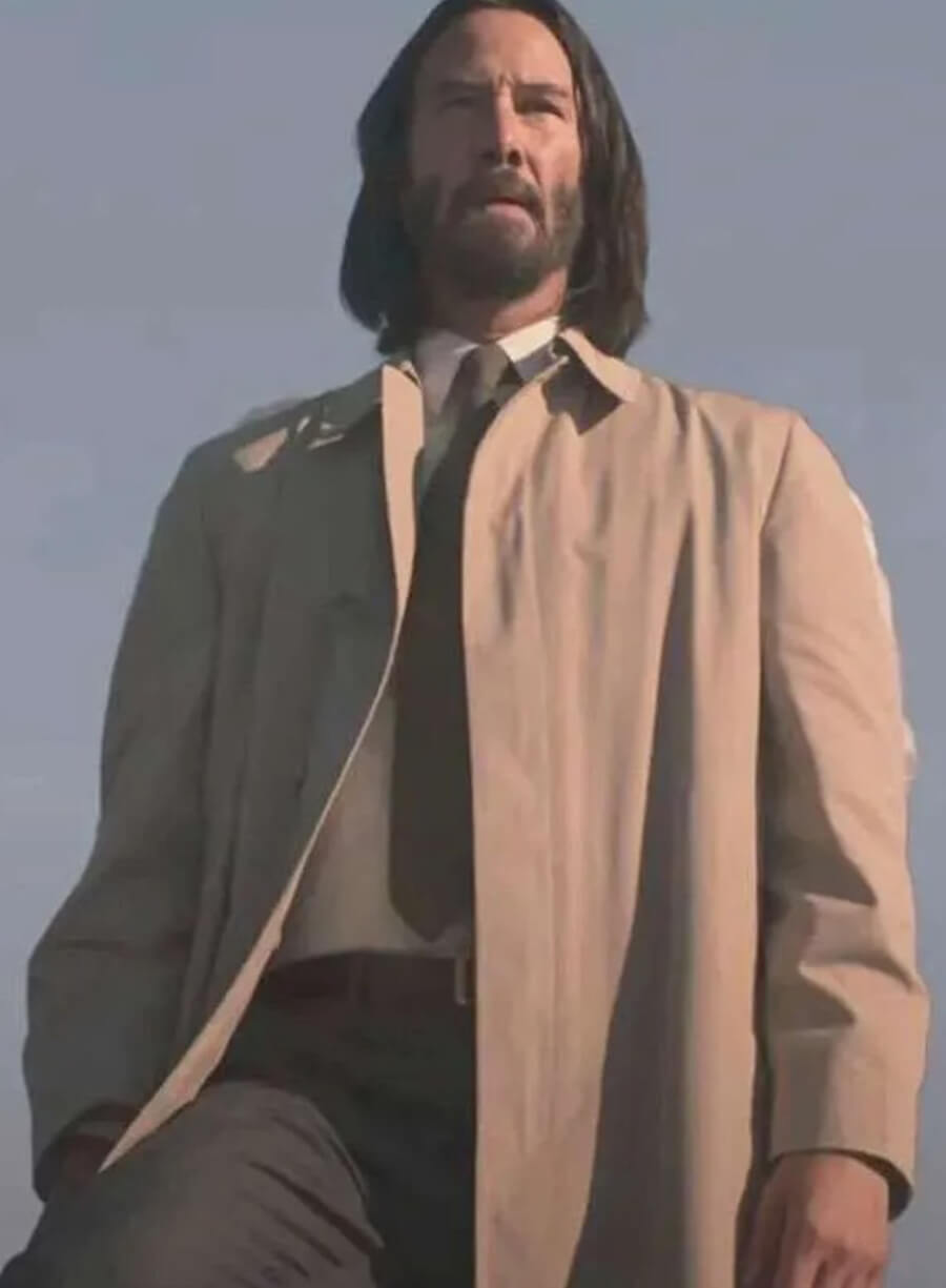 Keanu Reeves Good Fortune 2025 Coat