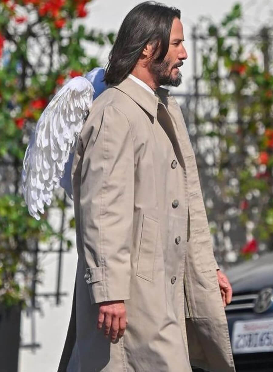 Keanu Reeves Good Fortune 2025 Coat