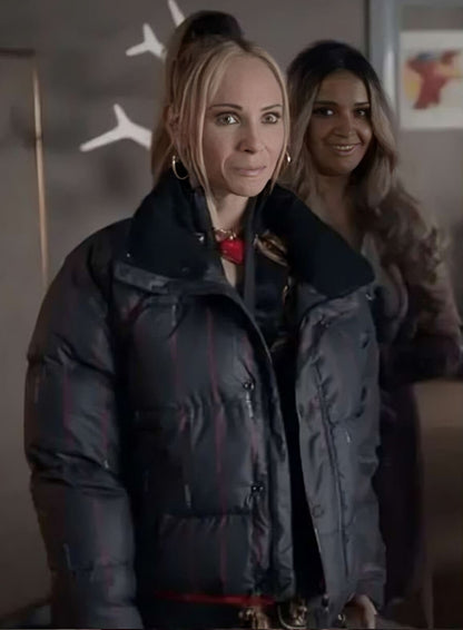 Keeley Jones Ted Lasso S03 Black Puffer Jacket