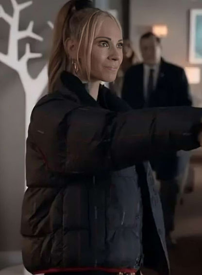 Keeley Jones Ted Lasso S03 Black Puffer Jacket